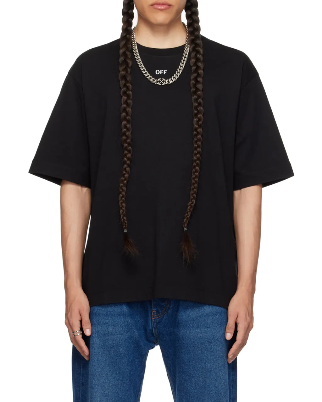 Off-White Logo Printed Crewneck T-Shirt