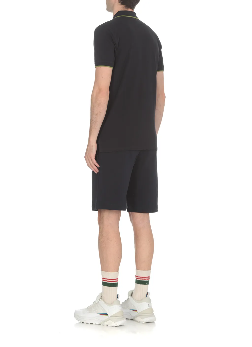 Ps Paul Smith Zebra Patch Drawstring Bermuda Shorts