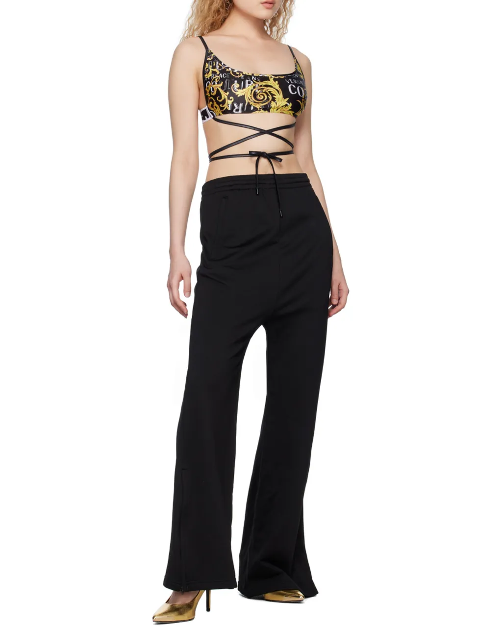Logo Couture Crop Top