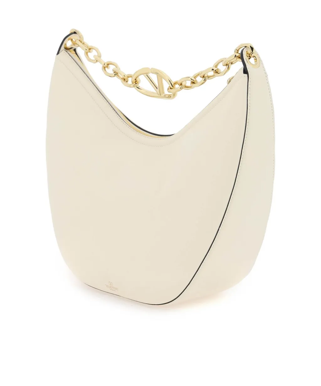 Valentino Garavani Vlogo Moon Zip-Up Medium Shoulder Bag