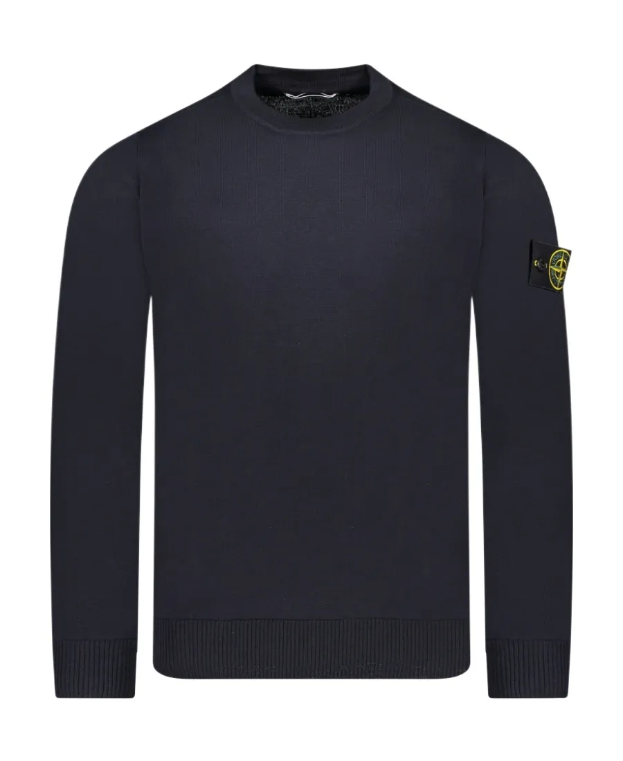 Stone Island Logo Patch Crewneck Jumper