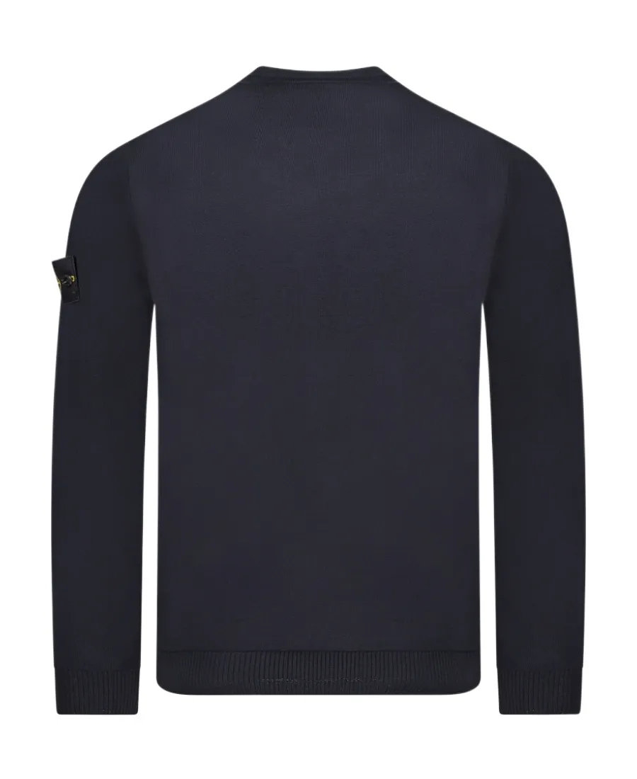 Stone Island Logo Patch Crewneck Jumper