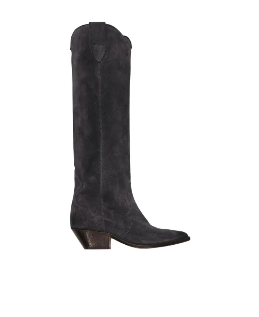 Denvee 50Mm Suede Knee-High Boots