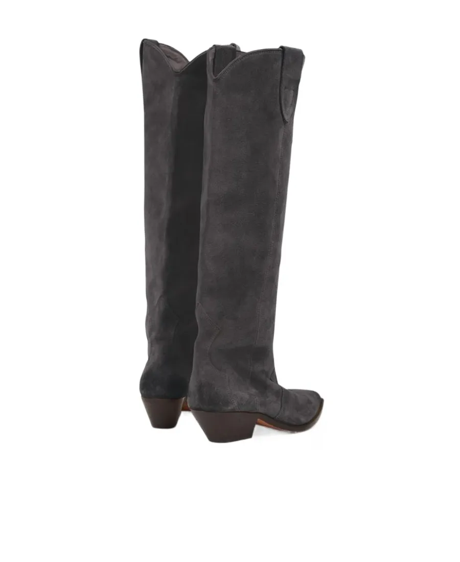 Denvee 50Mm Suede Knee-High Boots