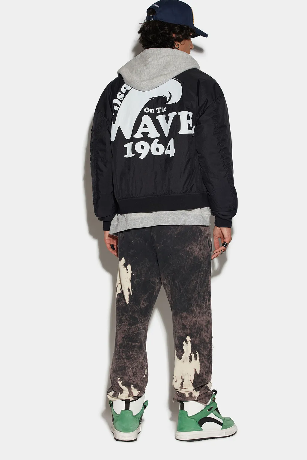 Distressed-Effect Logo Track Pants