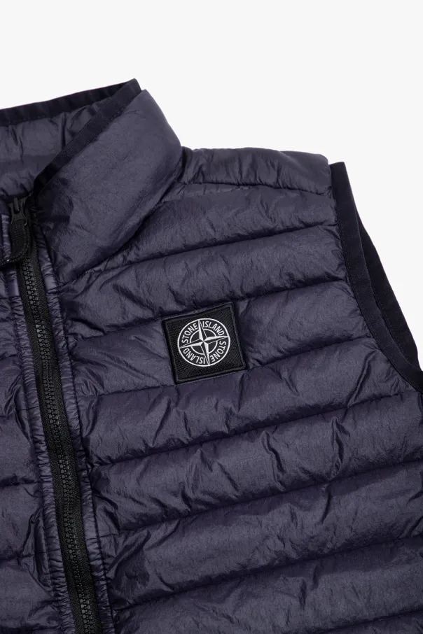 Chest Logo-Patch Padded Gilet