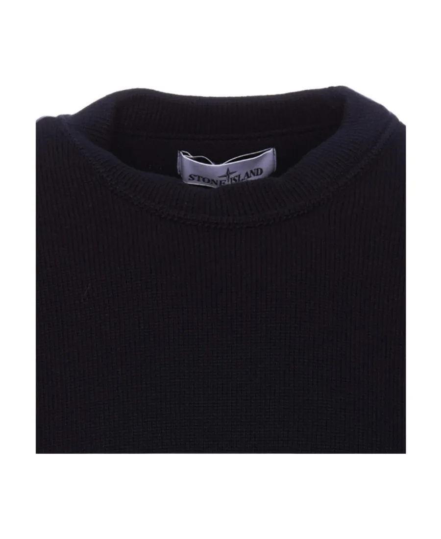 Stone Island Logo Patch Crewneck Jumper