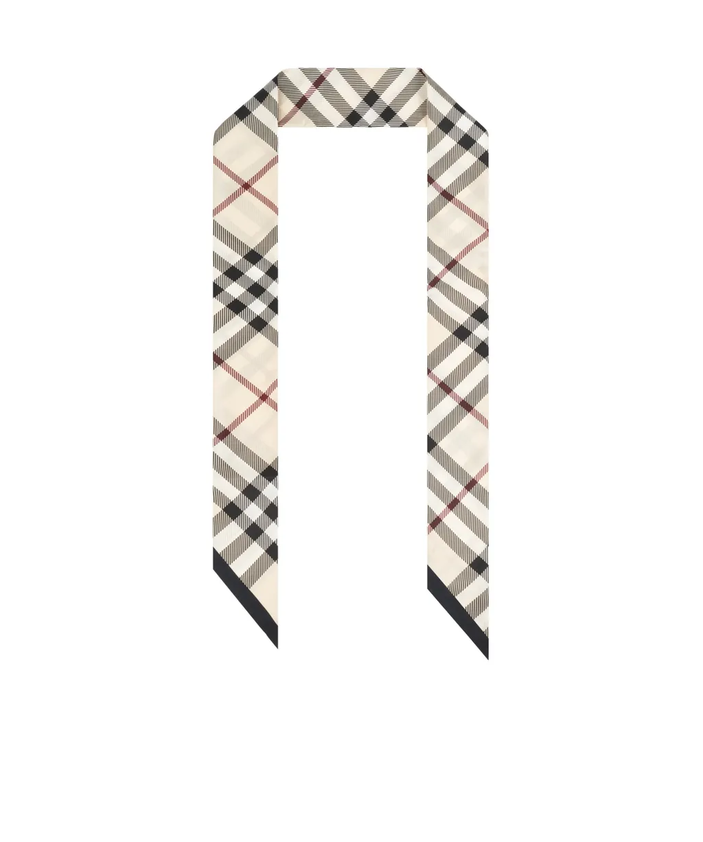 Burberry Checked Printed Scarf
