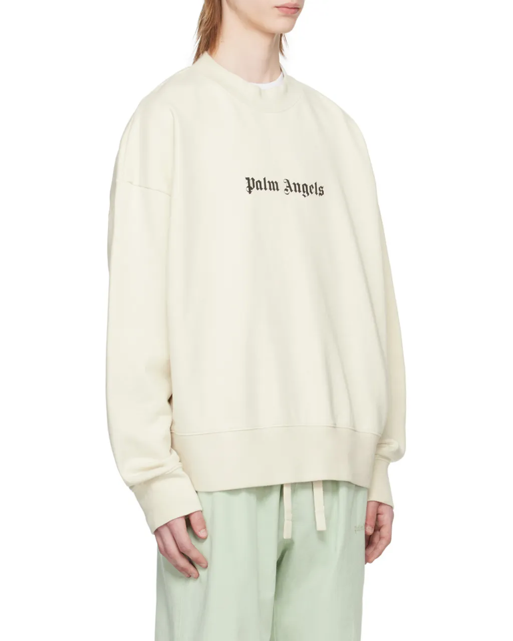 Palm Angels Logo-Printed Crewneck Sweatshirt