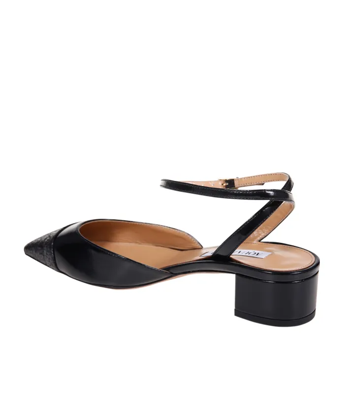 Aquazzura Two-Toned Square Toe Pumps
