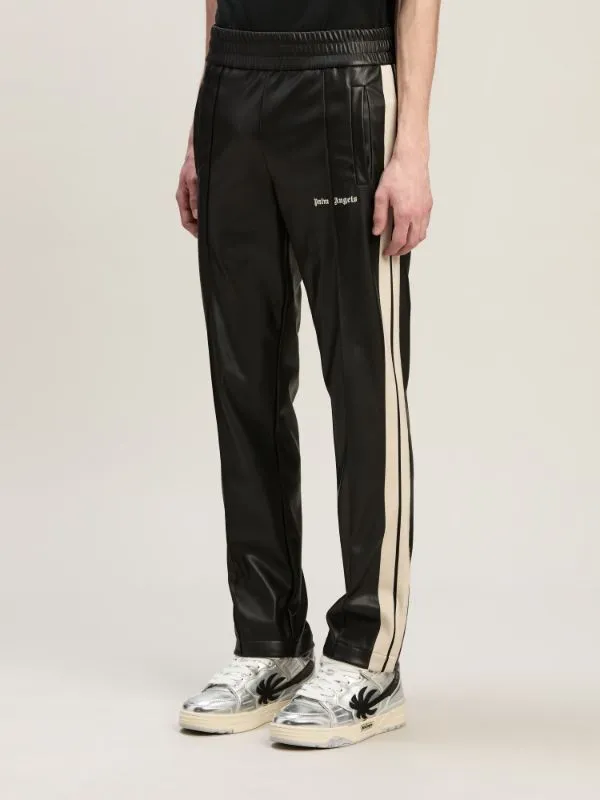 Palm Angels Logo Embroidered Side Stripe Detailed Track Pants