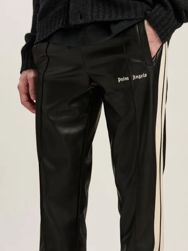 Palm Angels Logo Embroidered Side Stripe Detailed Track Pants