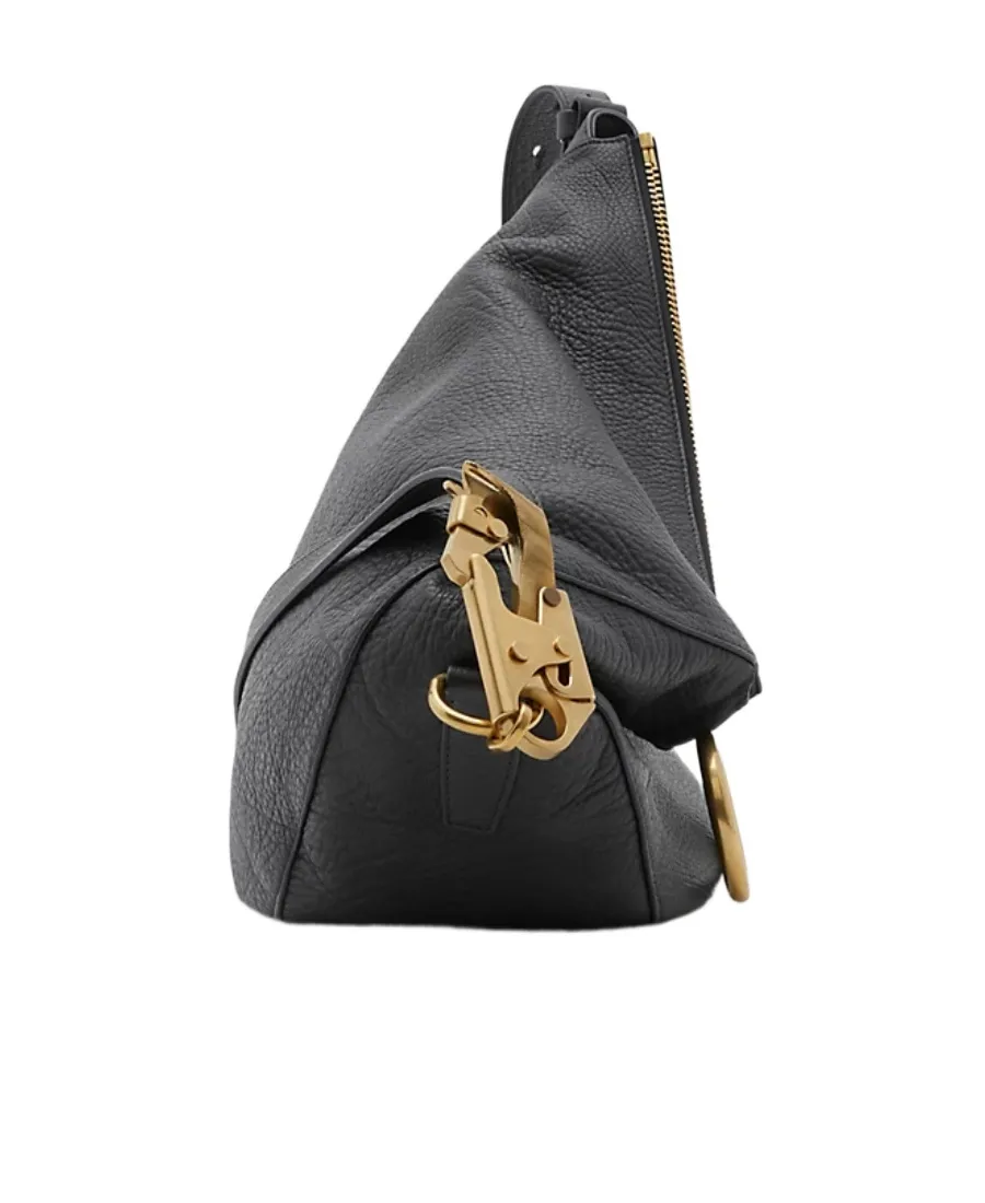 Burberry Medium Knight Ring Detailed Shoulder Bag