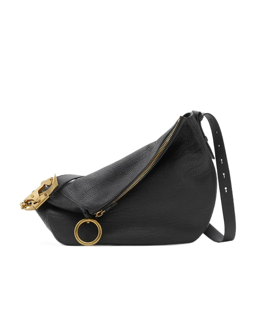 Burberry Medium Knight Ring Detailed Shoulder Bag