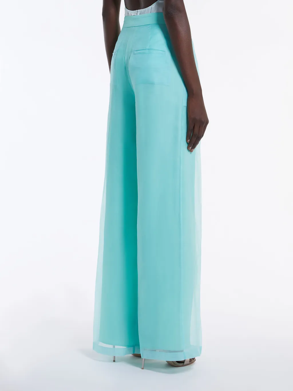 Max Mara Pianoforte High Waisted Straight-Leg Pants