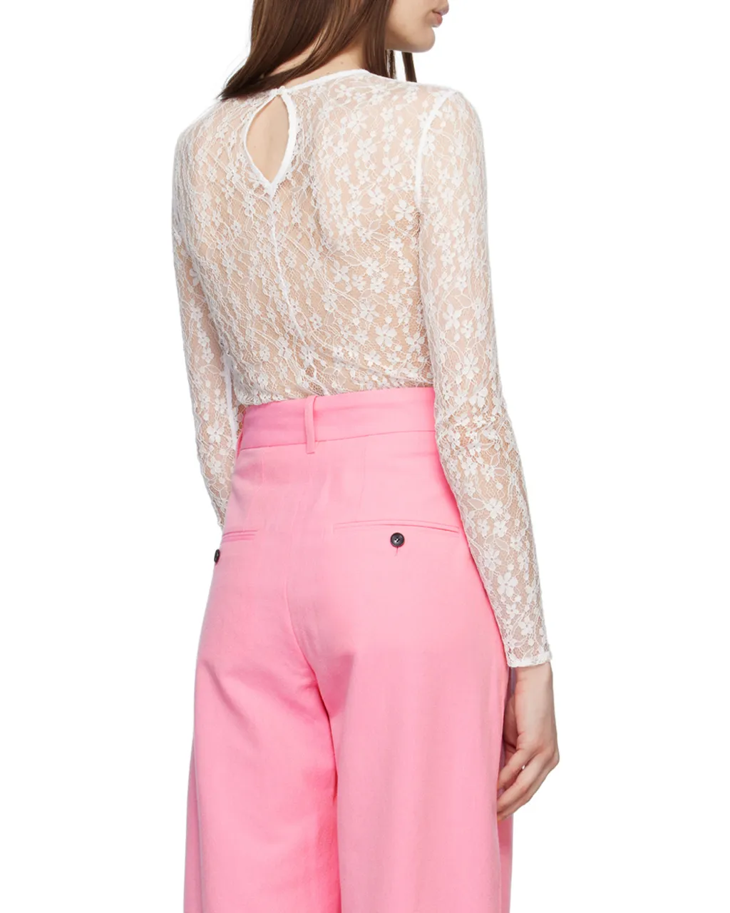 Isabel Marant Toyela Lace Crewneck Top