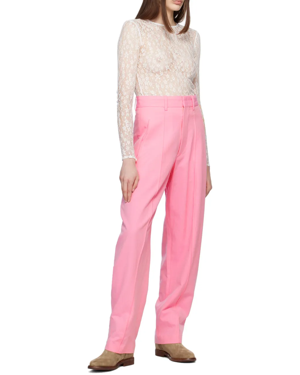 Isabel Marant Toyela Lace Crewneck Top