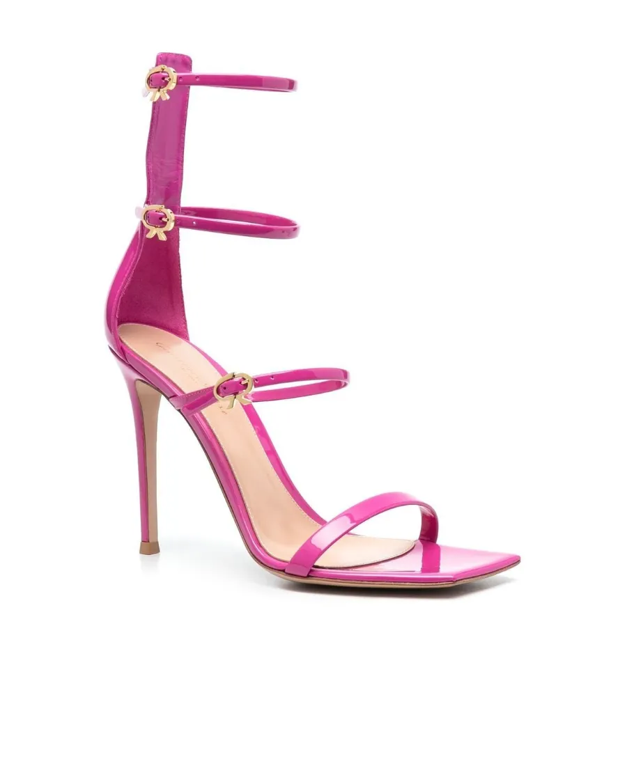 Logo High-Heeled Sandals