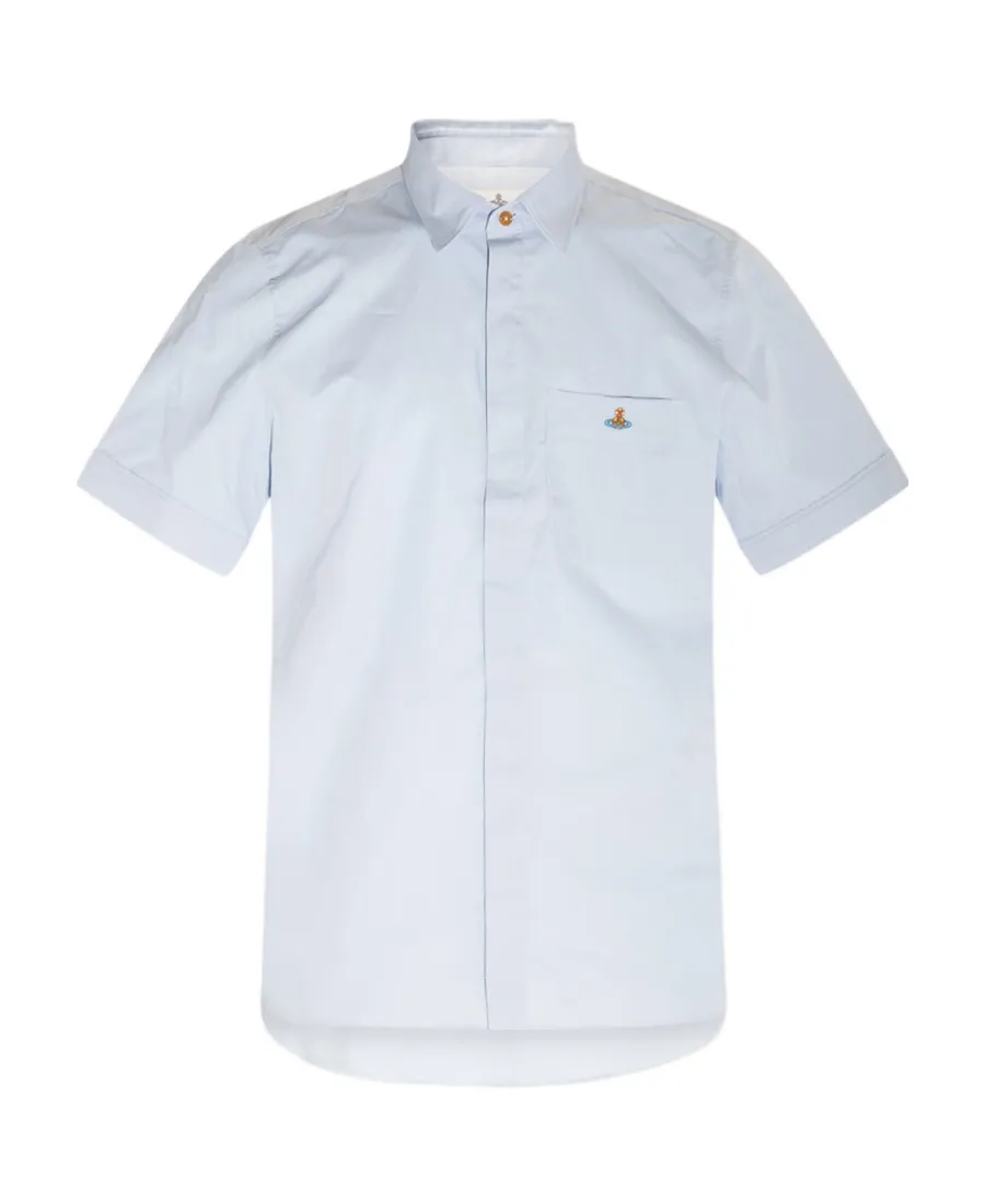 Vivienne Westwood Orb Embroidered Short-Sleeved Shirt