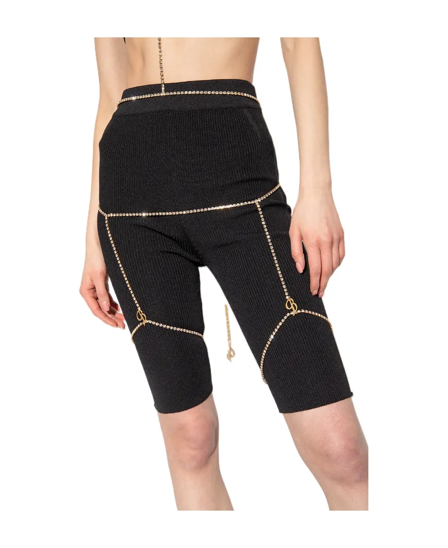 Logo-Charm Suspender Belt