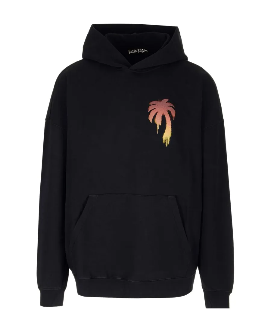 Palm Angels Palm Tree Printed Hoodie