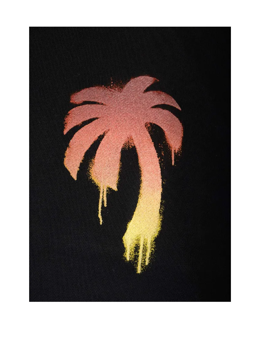Palm Angels Palm Tree Printed Hoodie