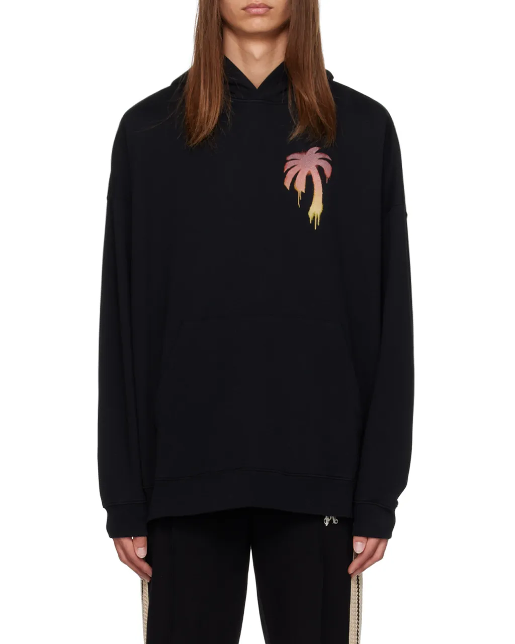Palm Angels Palm Tree Printed Hoodie