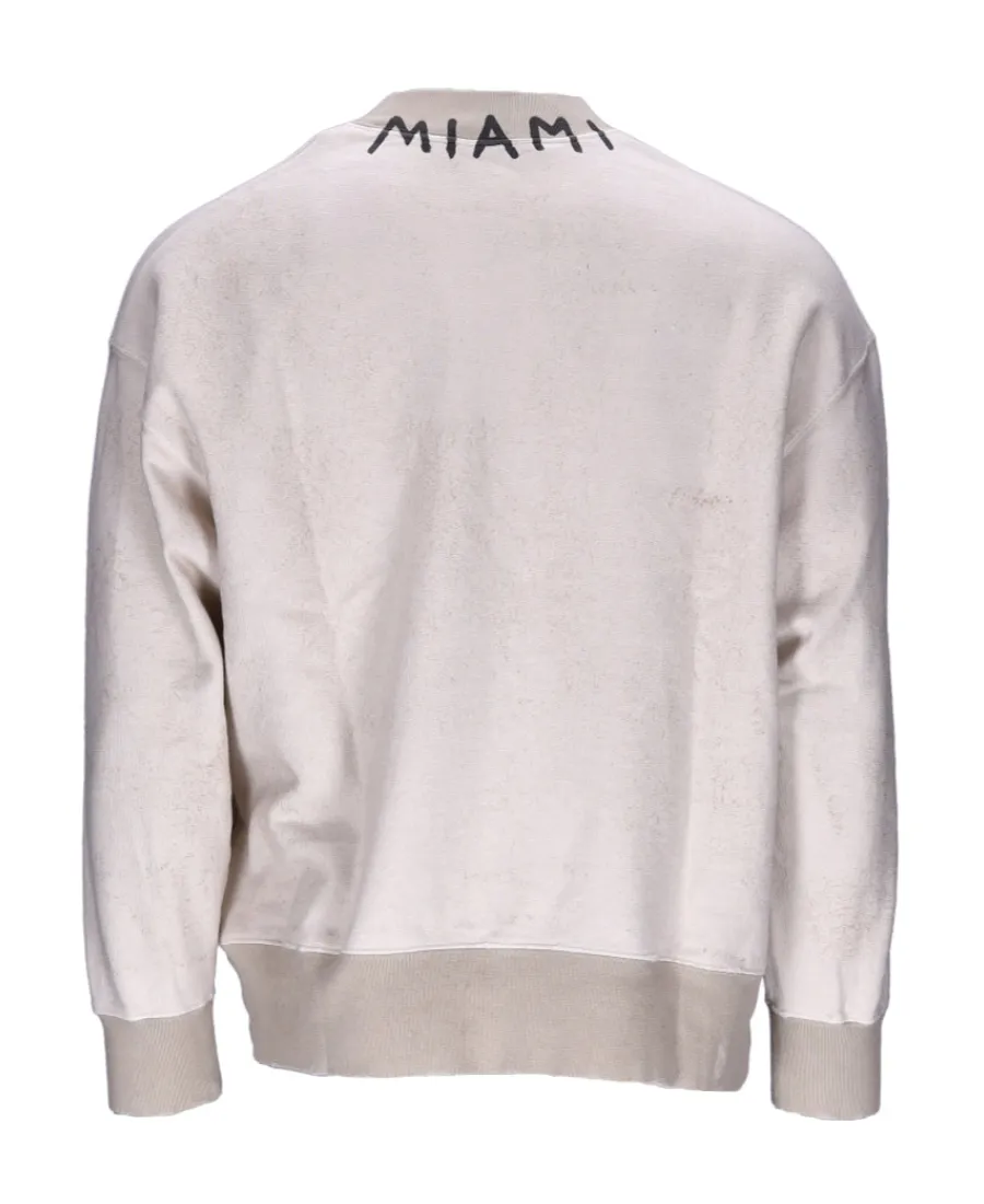 Palm Angels Logo Printed Crewneck Sweatshirt