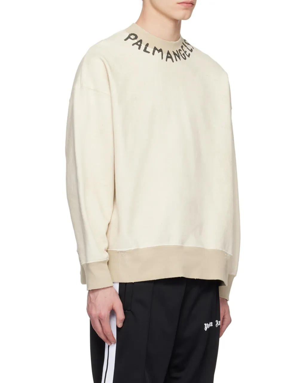 Palm Angels Logo Printed Crewneck Sweatshirt