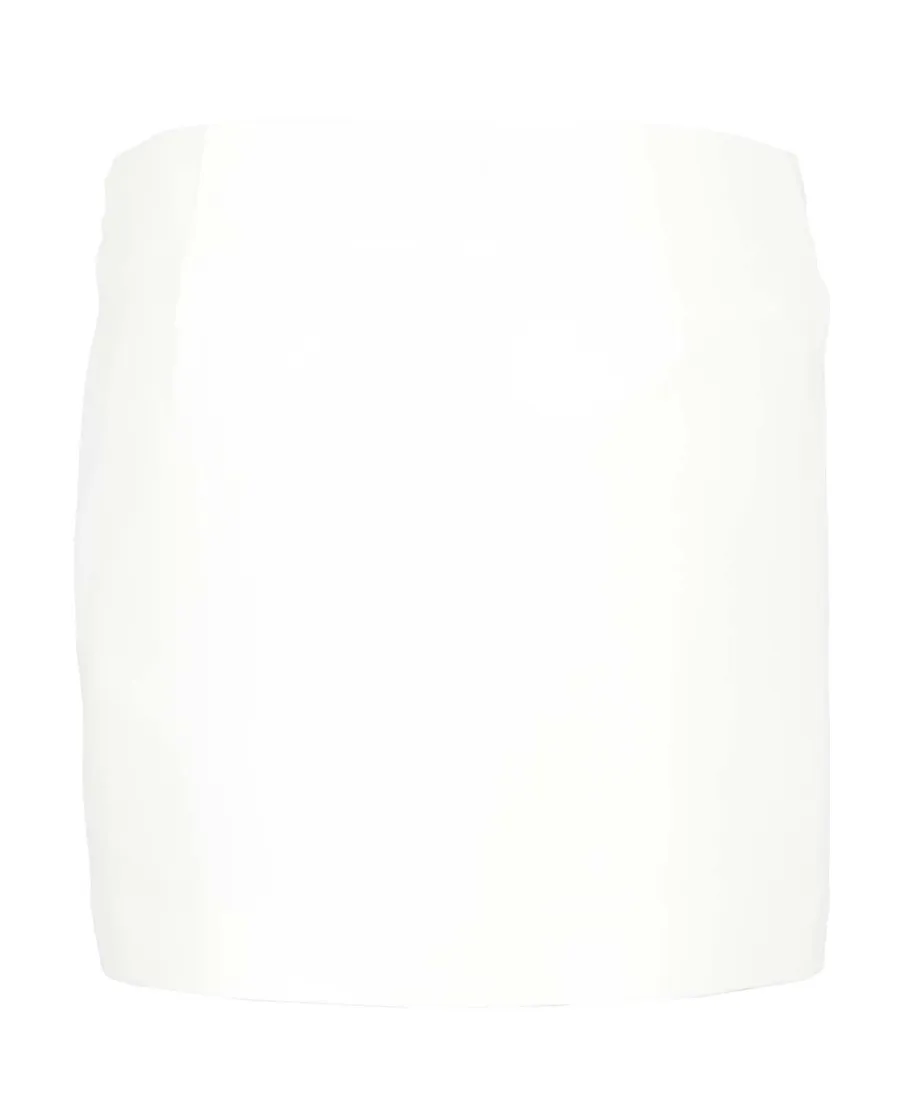 Blumarine Mid-Rise Buckle-Fastened Belted Skirt