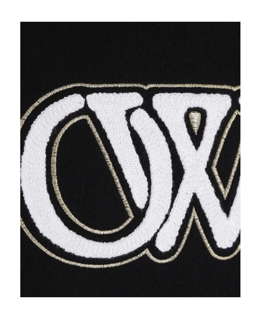 Off-White Logo Detailed Bomber Jacket