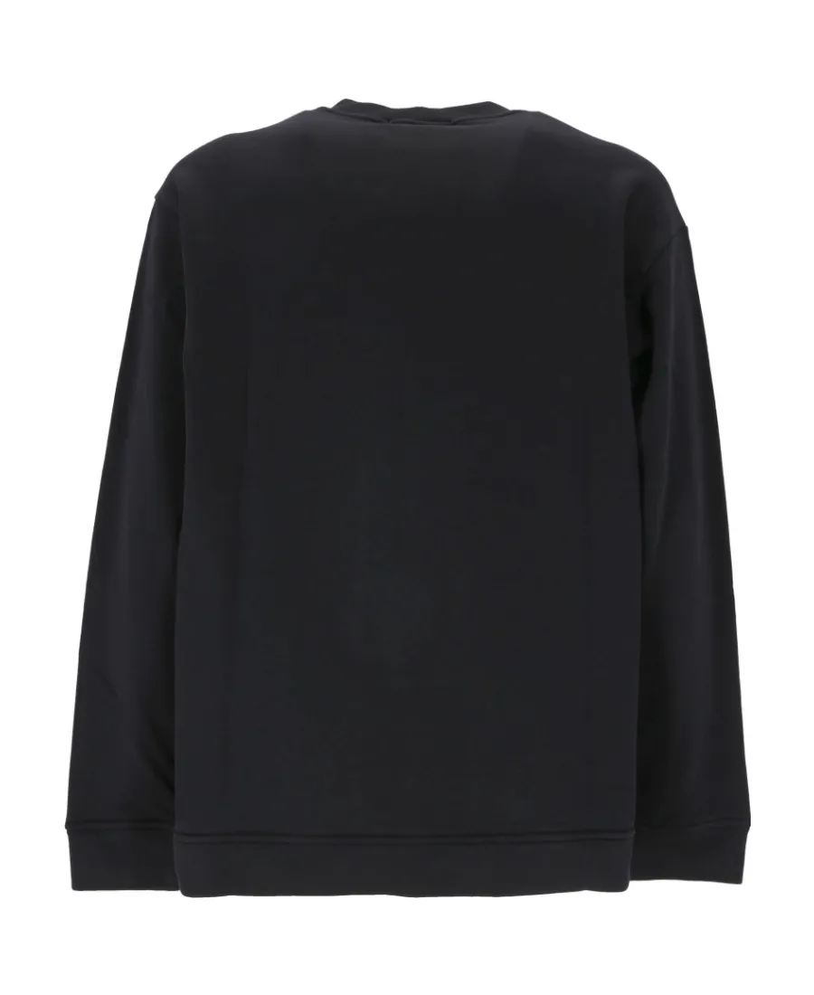 Compass-Motif Long-Sleeved Sweatshirt