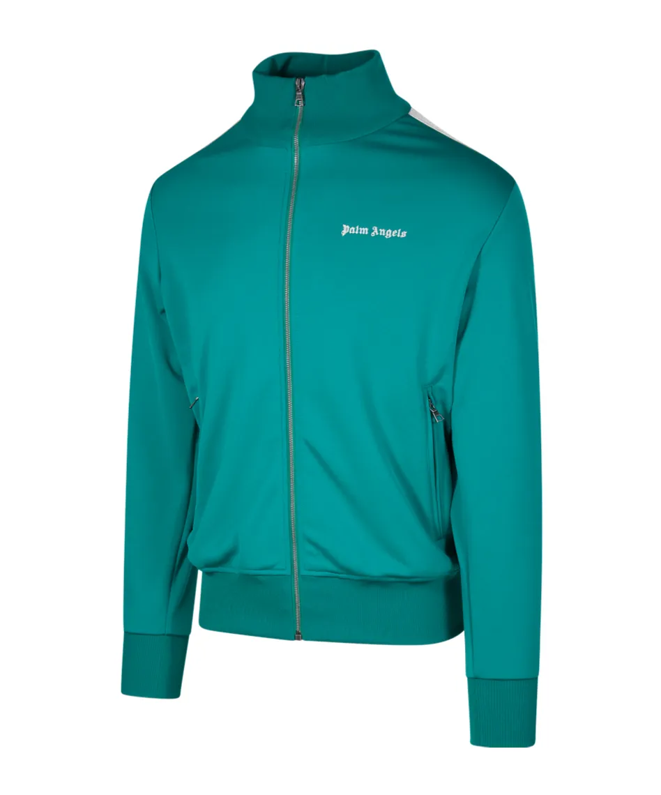 Palm Angels Logo Embroidered Zipped Track Jacket