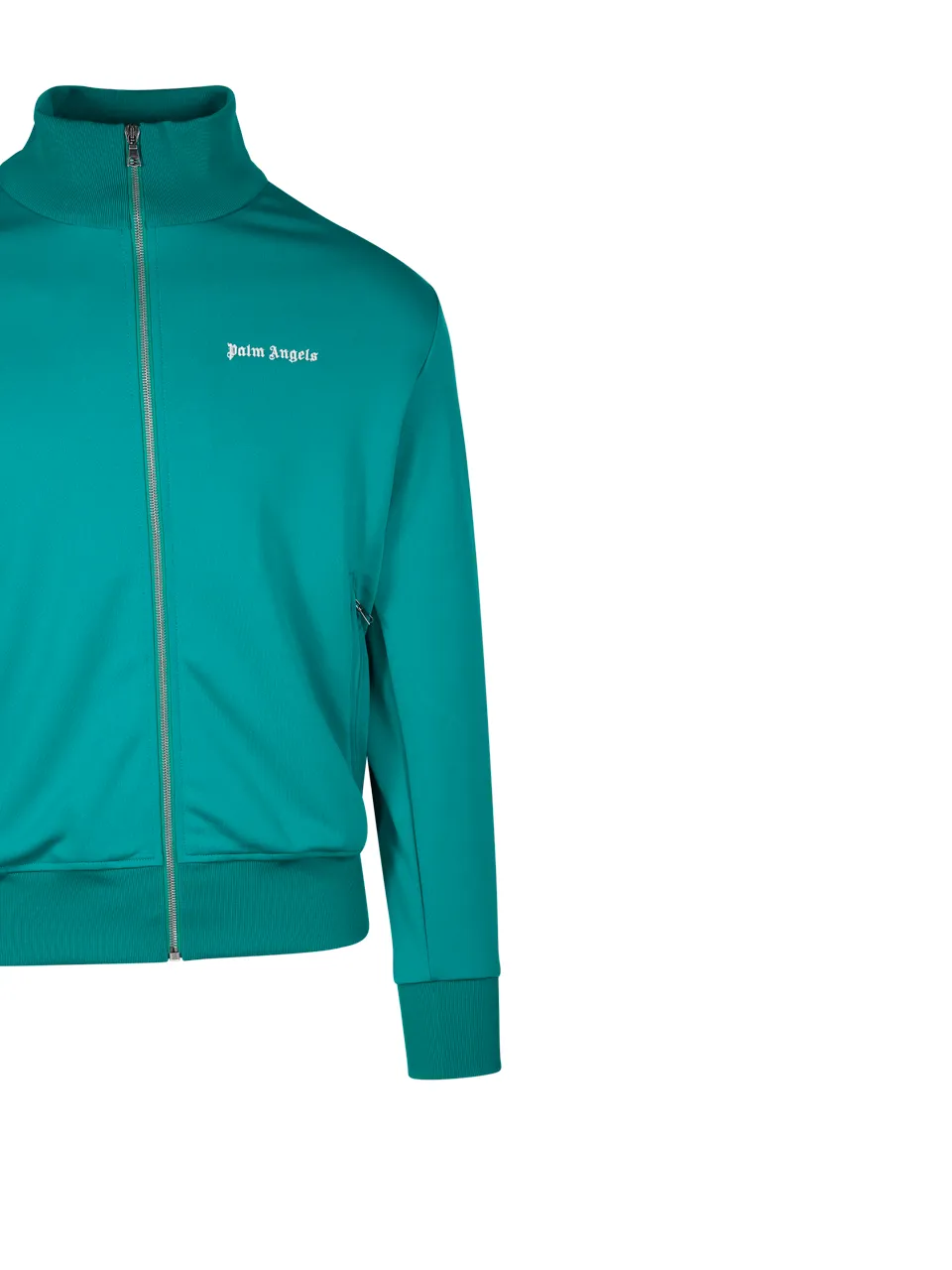 Palm Angels Logo Embroidered Zipped Track Jacket