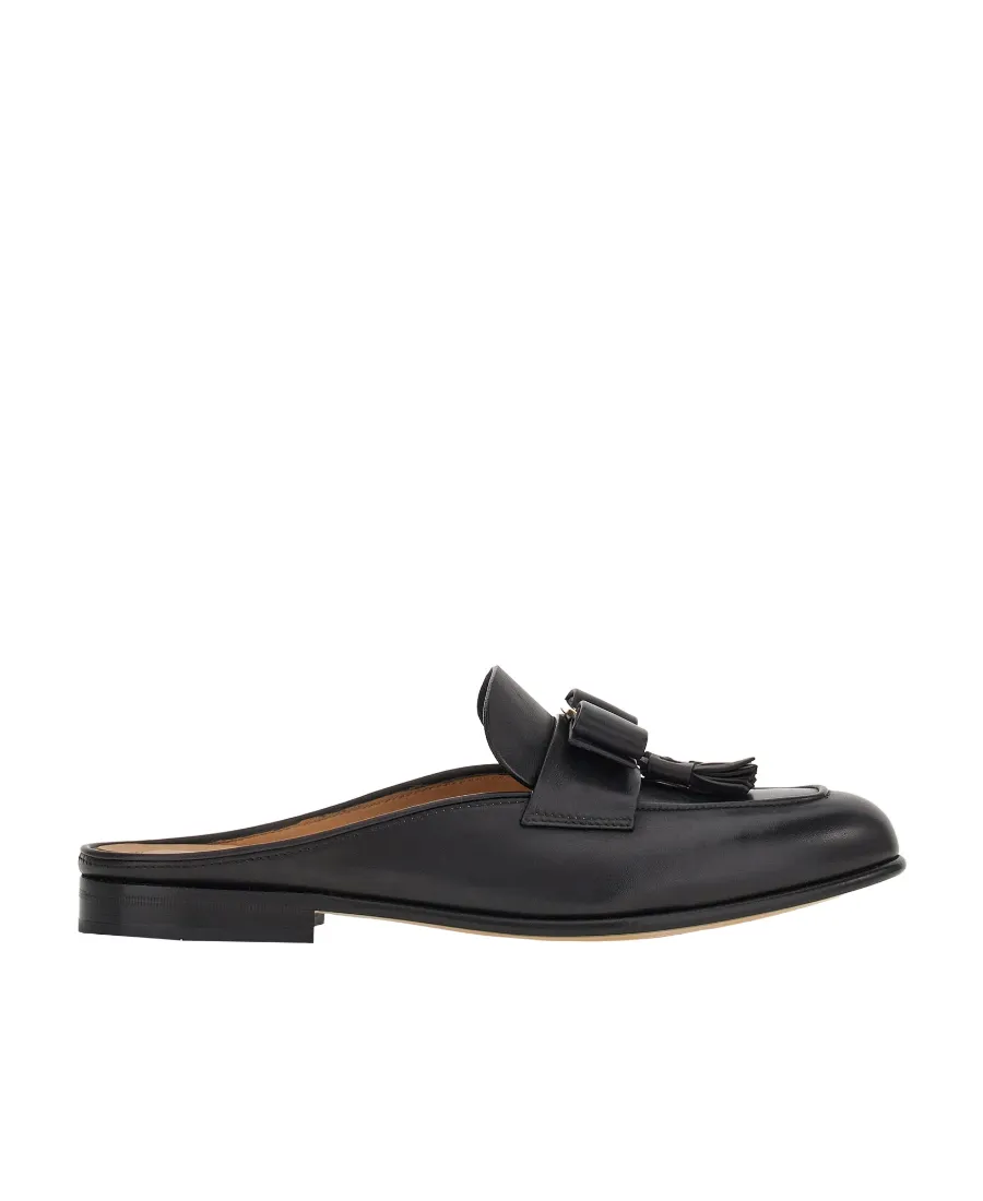 Salvatore Ferragamo Vara Bow Tassel Mules