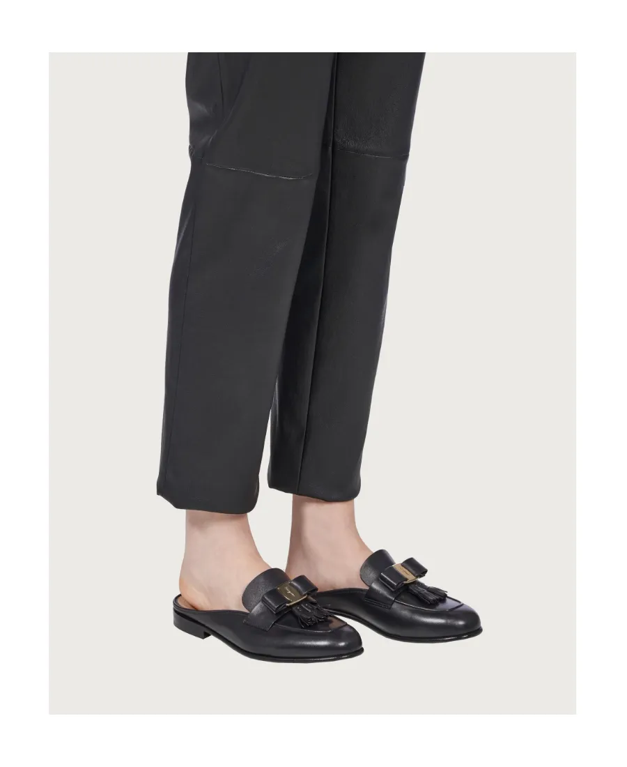 Salvatore Ferragamo Vara Bow Tassel Mules