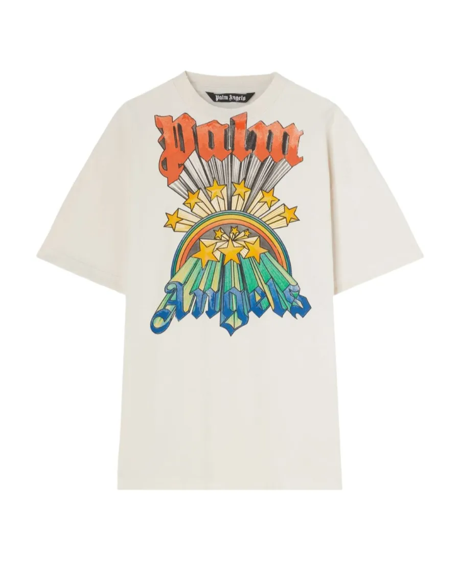 Palm Angels Graphic Printed Crewneck T-Shirt