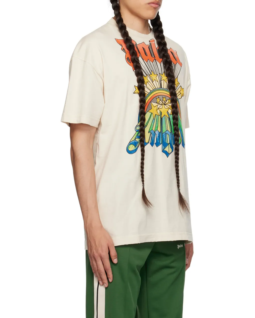 Palm Angels Graphic Printed Crewneck T-Shirt