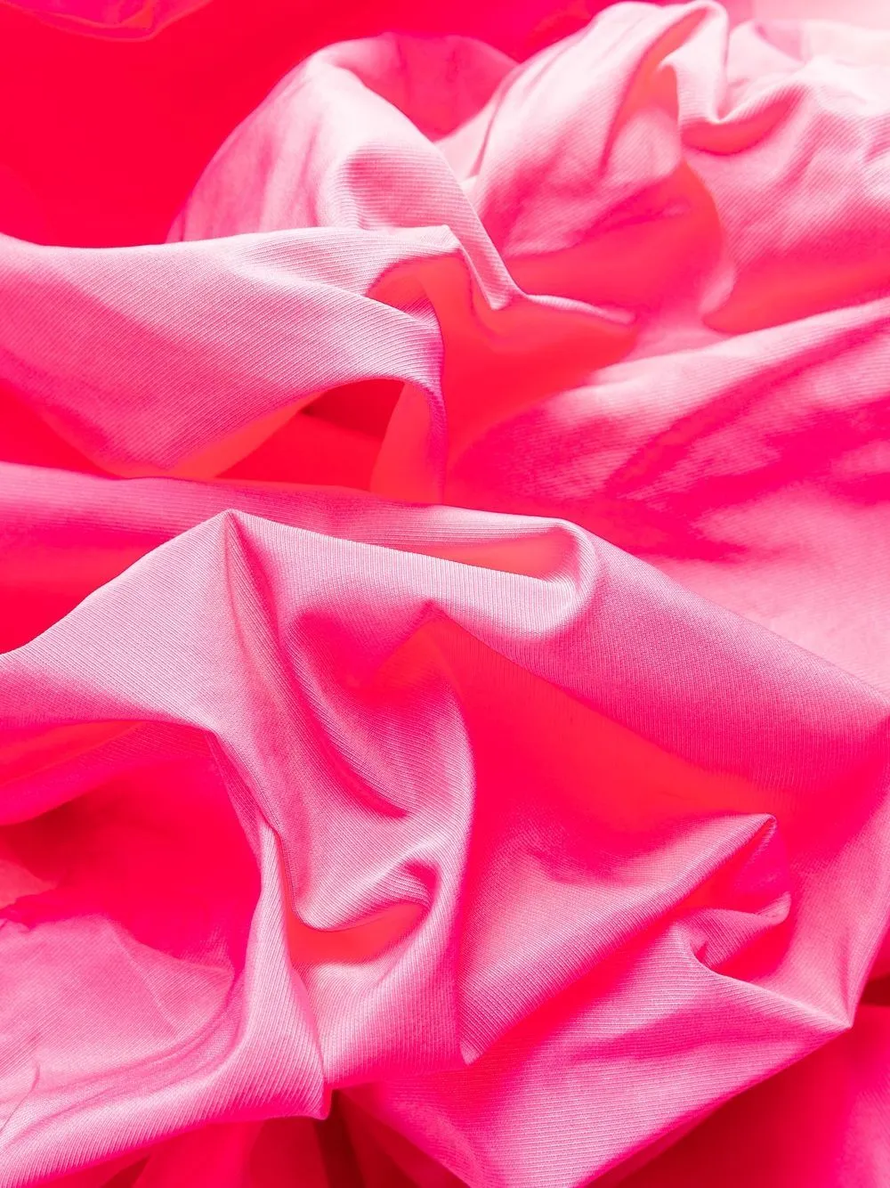 Msgm Ruffle Detailed Off Shoulder Dress