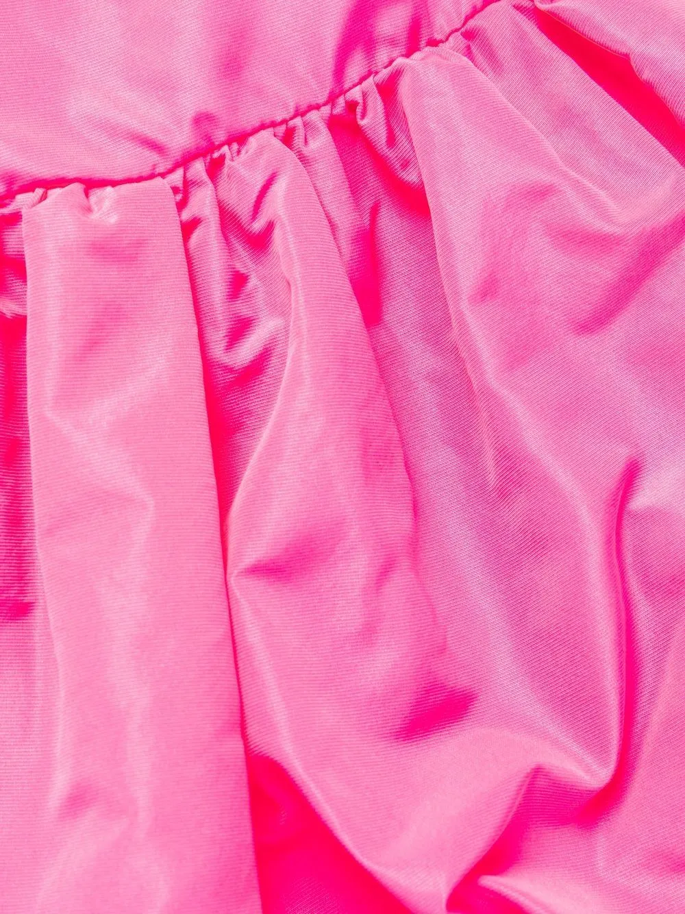 Msgm Ruffle Detailed Off Shoulder Dress