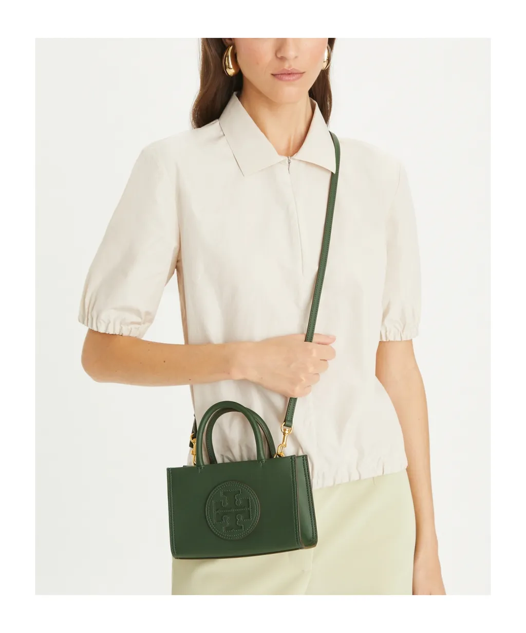 Tory Burch Ella Logo Patch Mini Tote Bag