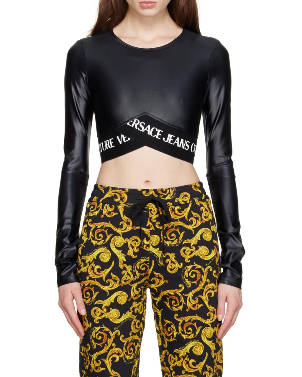 Logo-Underband Crop Top