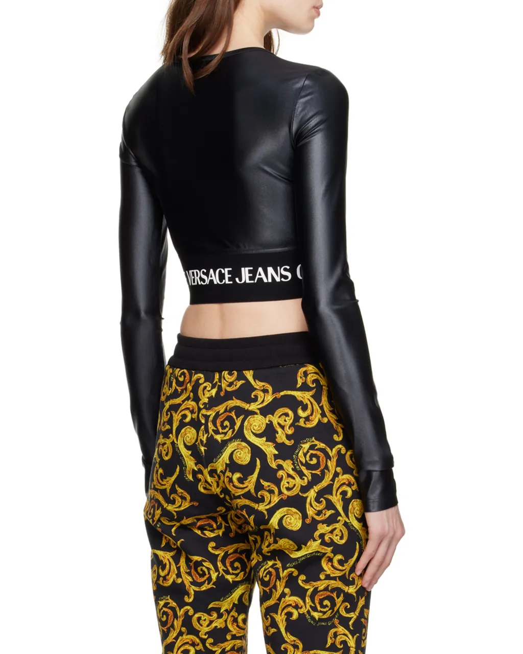Logo-Underband Crop Top