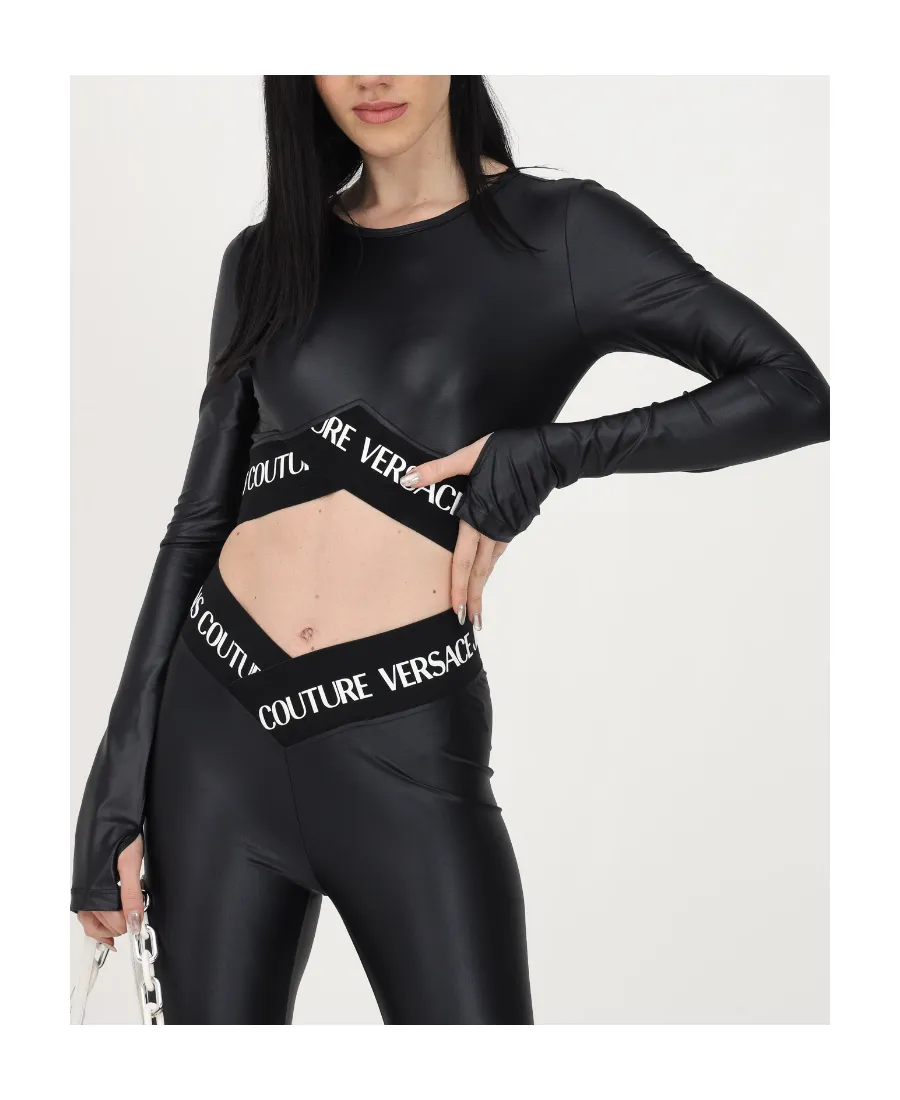 Logo-Underband Crop Top