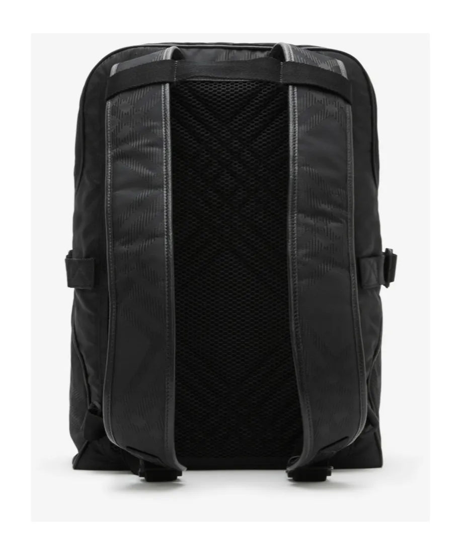Burberry Check-Printed Jacquard Zipped Backpack