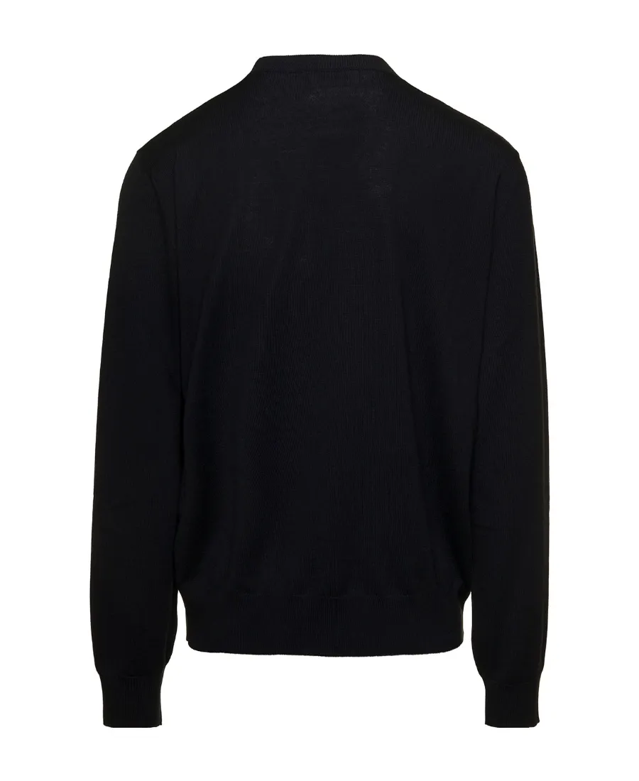 Dsquared2 Logo Intarsia Knitted Crewneck Jumper