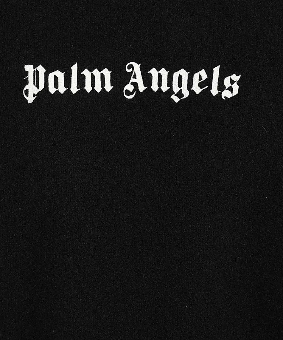 Palm Angels Logo Embroidered Crewneck Jumper