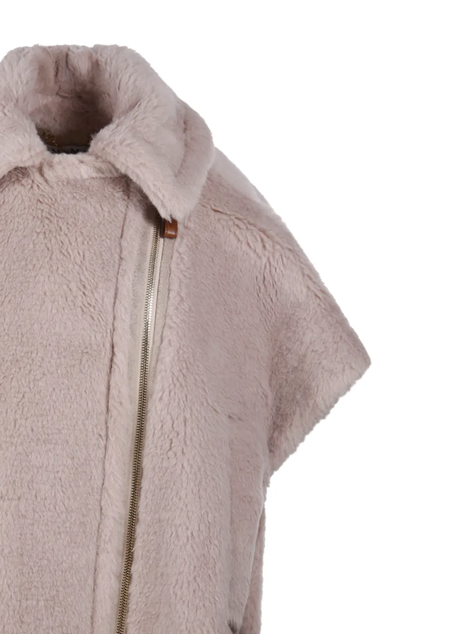 Max Mara Zip-Up Short-Sleeved Coat