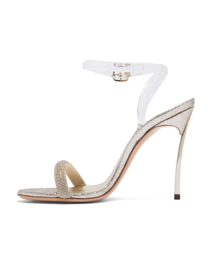 Casadei Glittered High-Heeled Sandals