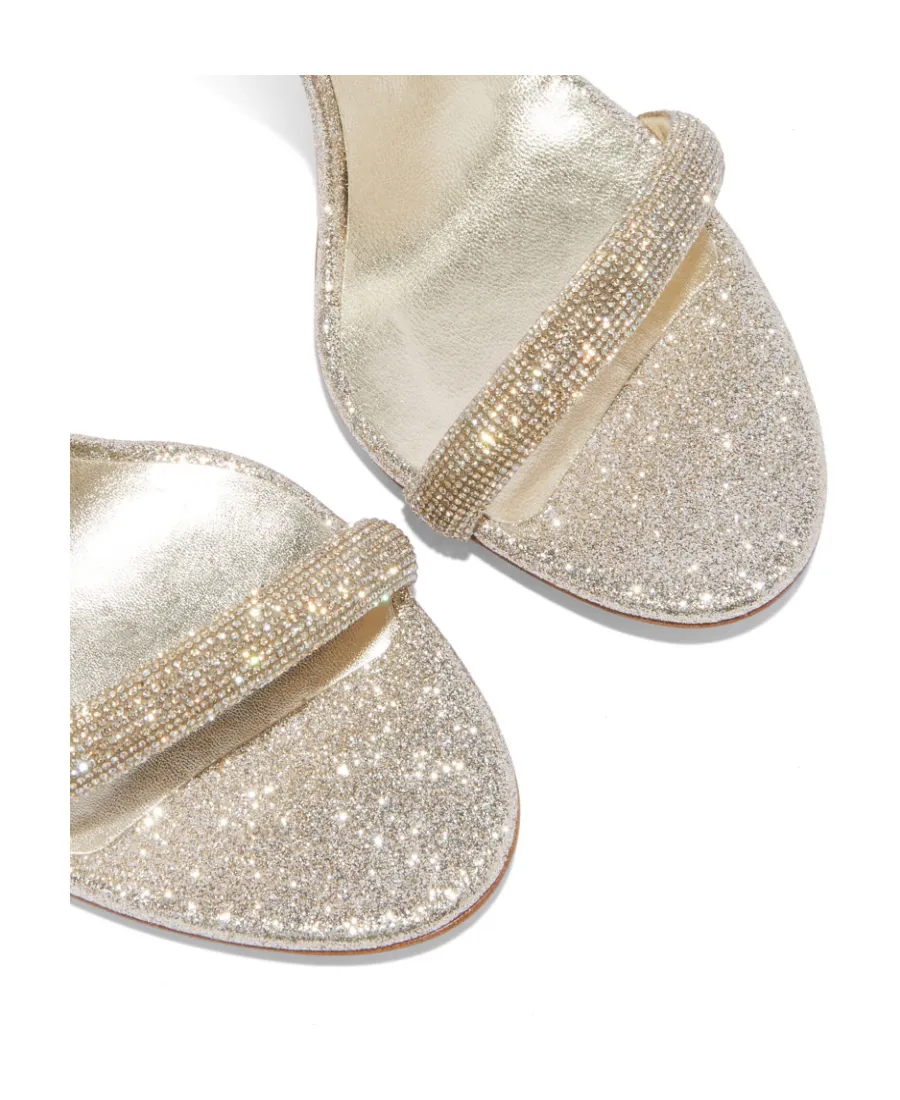 Casadei Glittered High-Heeled Sandals